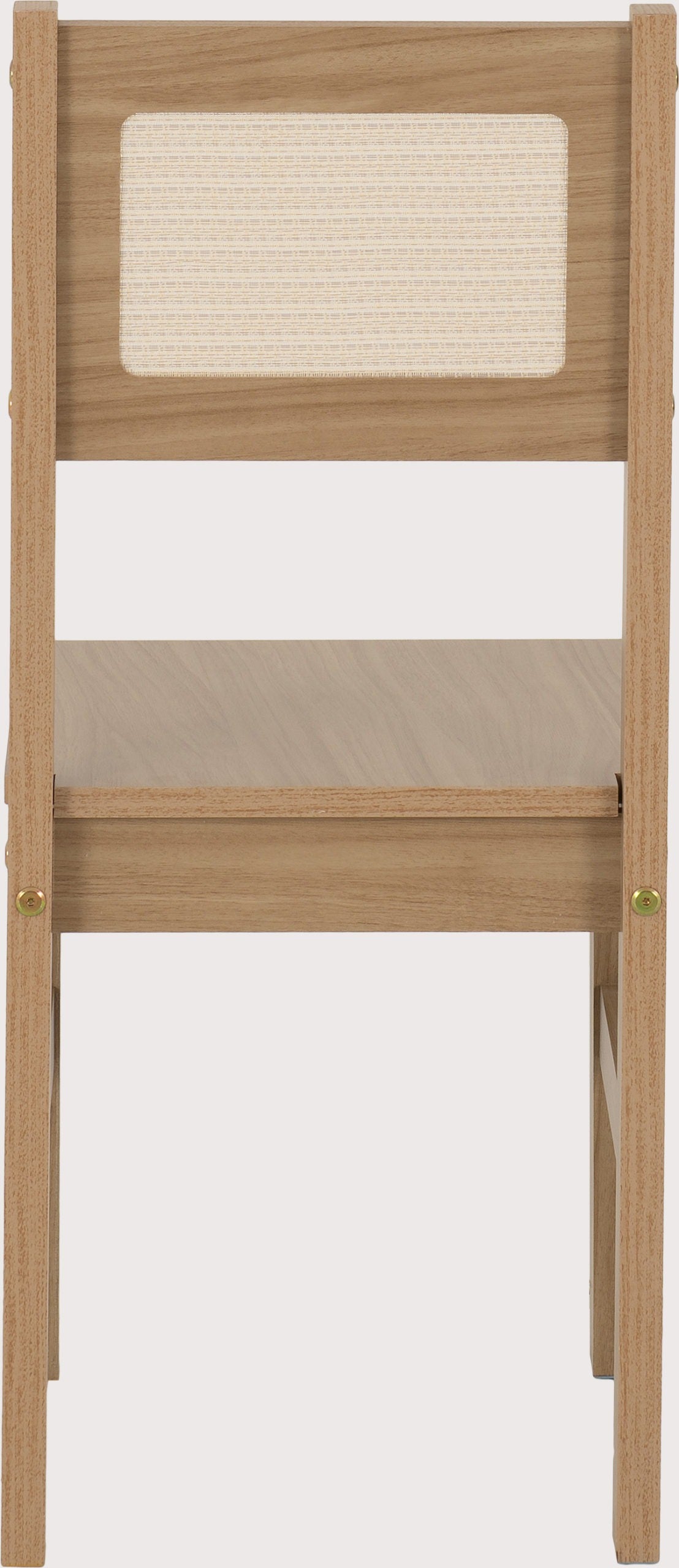 Santana 1+4 Dining Set - Light Oak/Rattan Effect