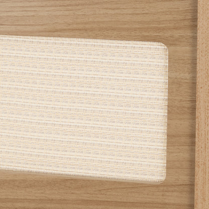 Santana 1+4 Dining Set - Light Oak/Rattan Effect
