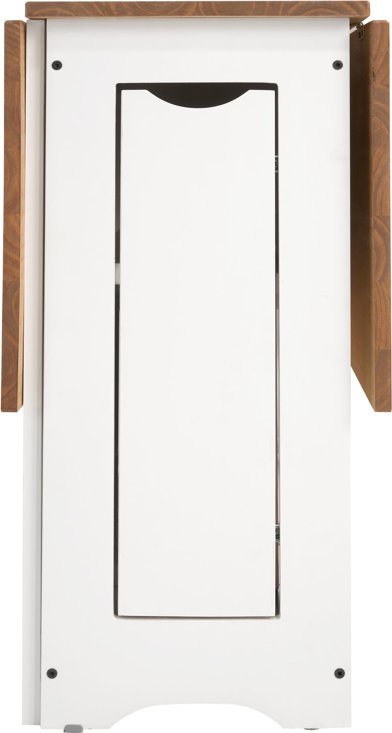 Santos Butterfly Dining Set (X4 Chairs) - White/Distressed Waxed Pine