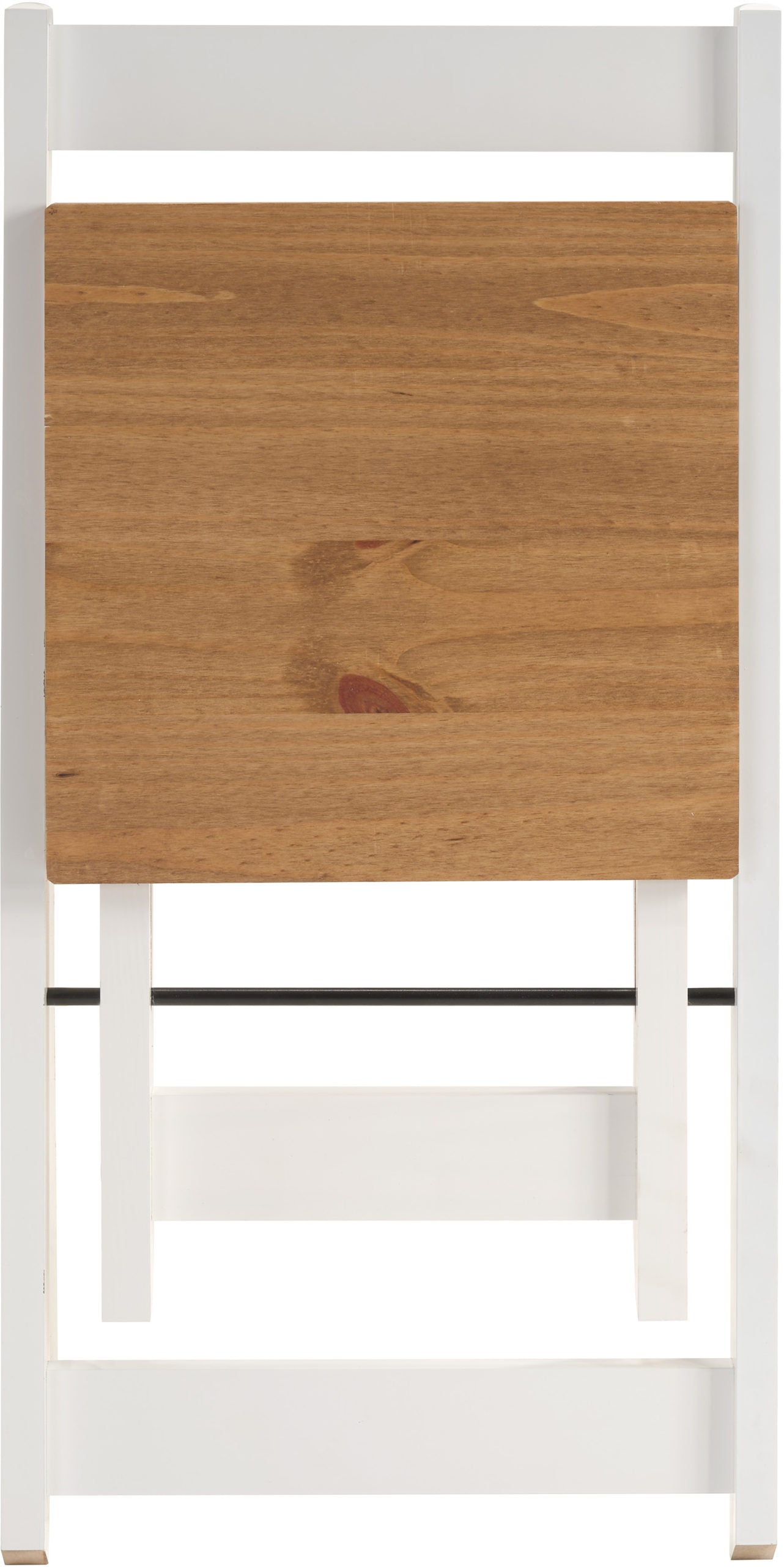 Santos Butterfly Dining Set (X4 Chairs) - White/Distressed Waxed Pine