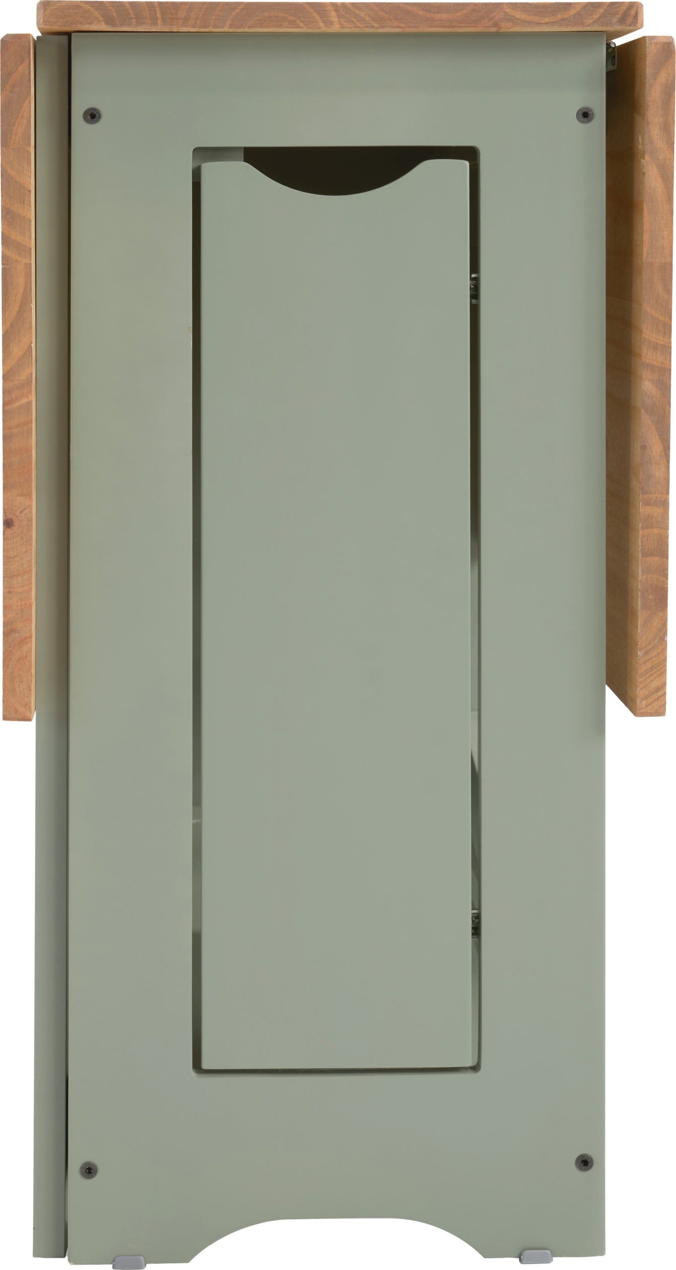 Santos Butterfly Dining Set (X4 Chairs) - Green/Distressed Waxed Pine