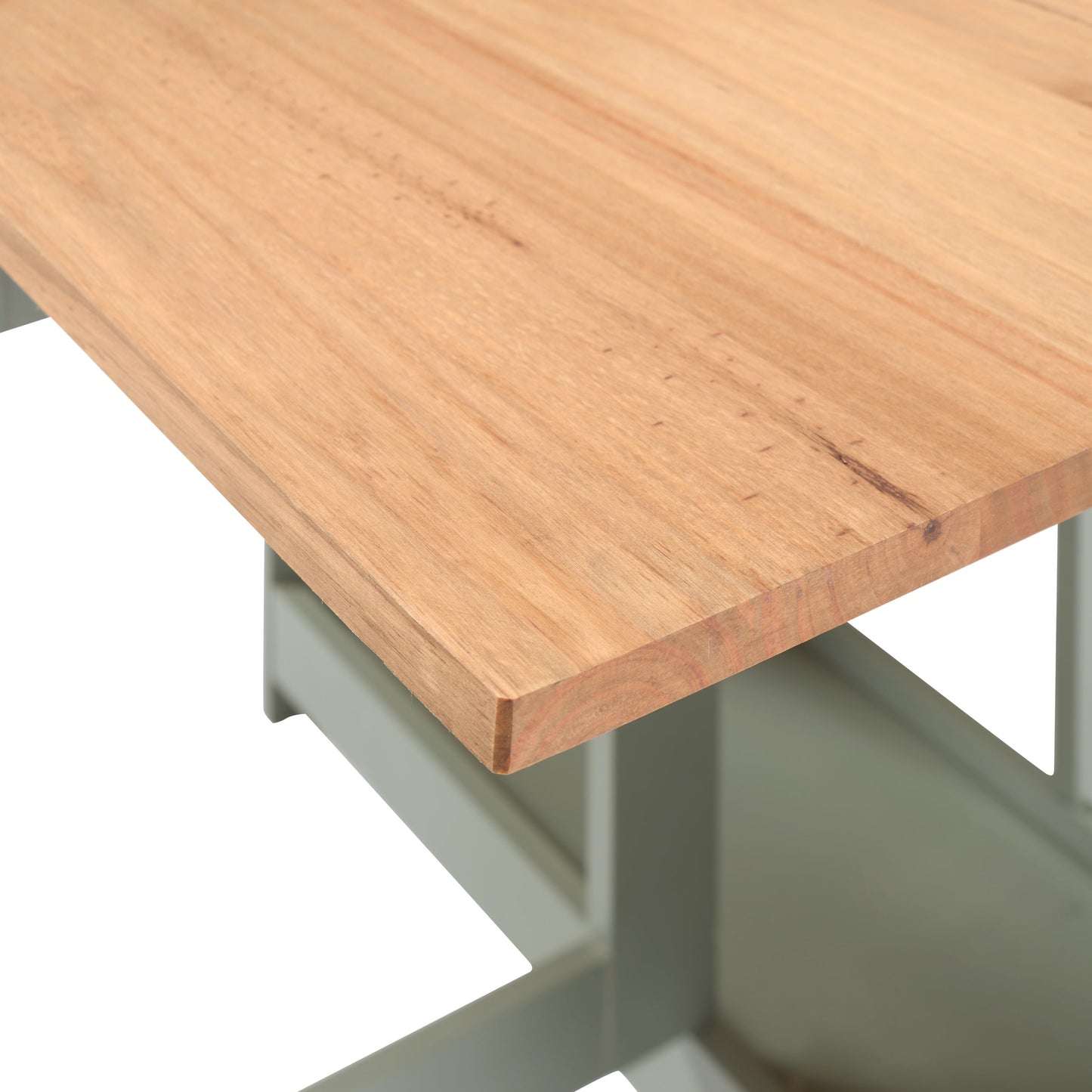 Santos Butterfly Dining Set (X4 Chairs) - Green/Distressed Waxed Pine