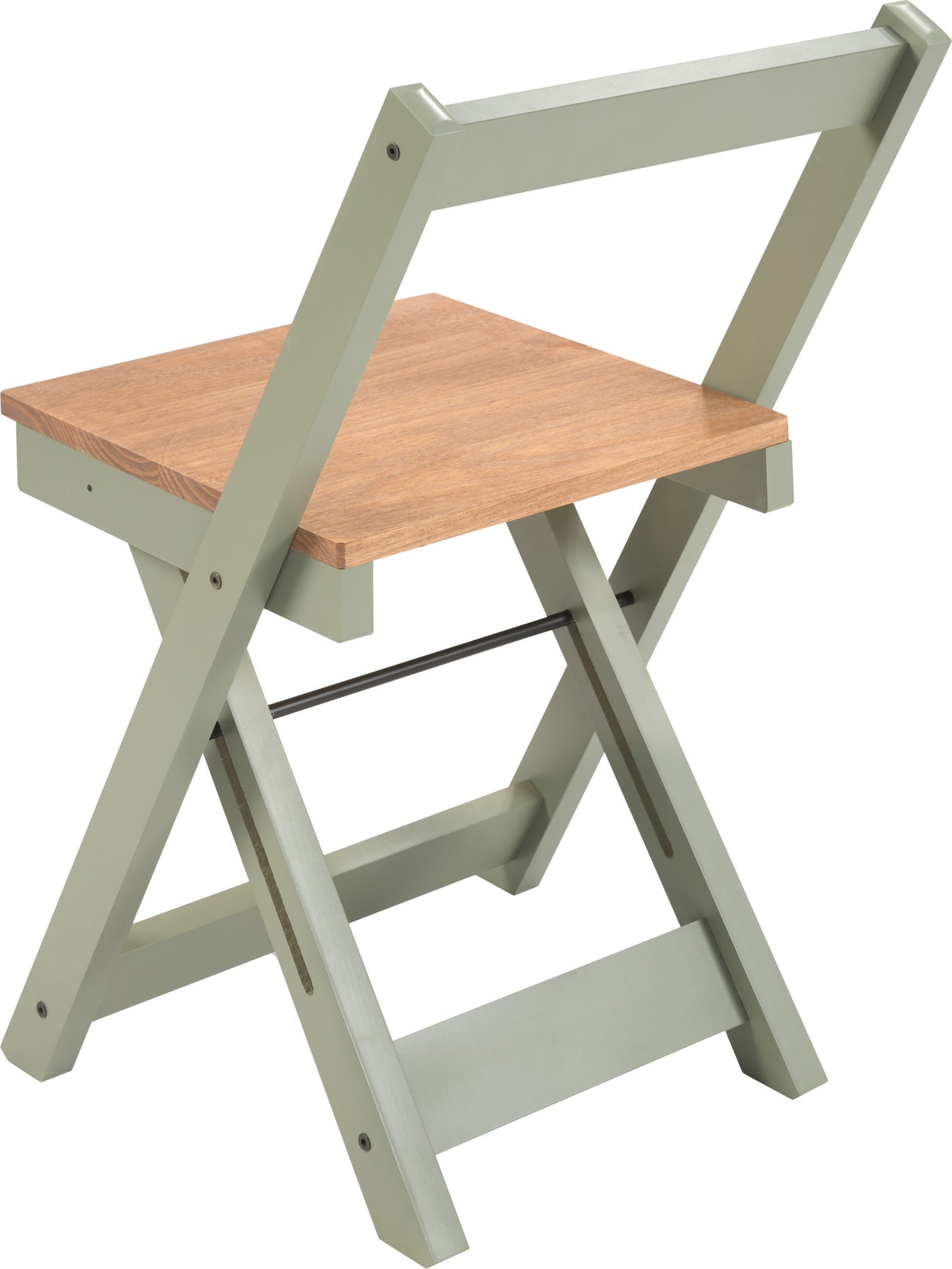 Santos Butterfly Dining Set (X4 Chairs) - Green/Distressed Waxed Pine