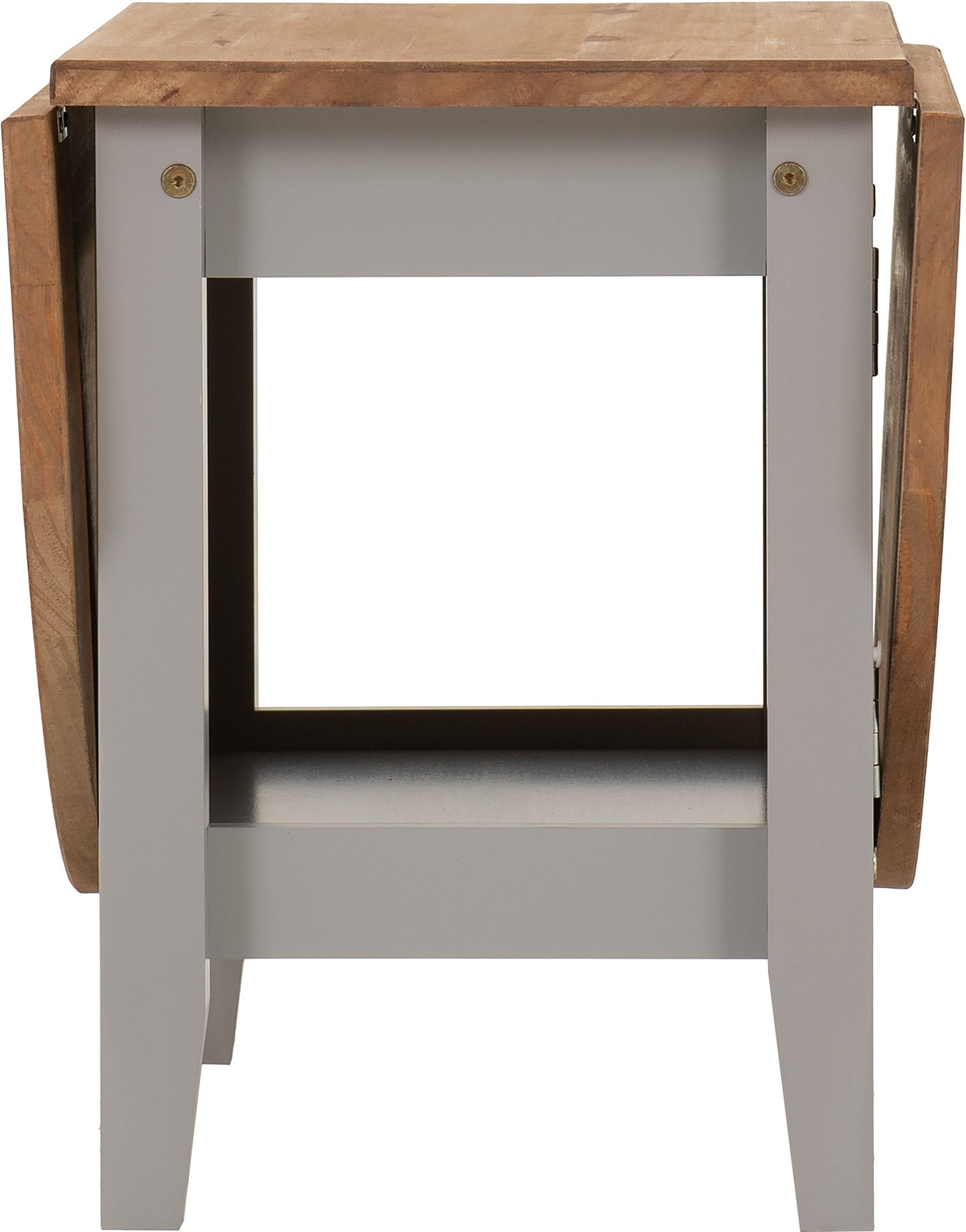 Santos Drop Leaf Coffee Table - Grey Slate/Distressed Waxed Pine