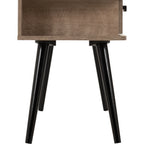 Saxton 2 Drawer Tv Unit - Mid Oak Effect/Grey