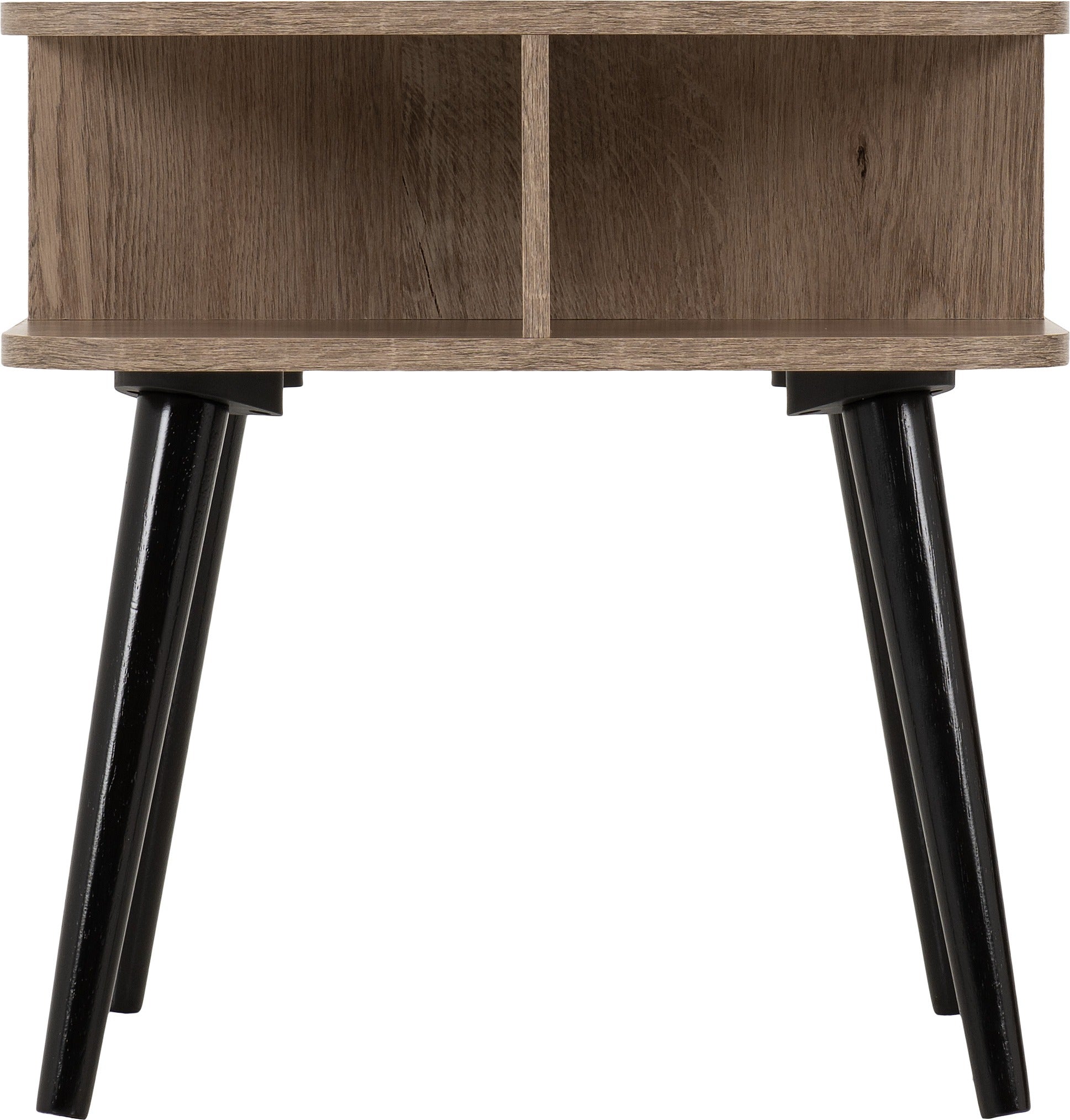 Saxton Side Table - Mid Oak Effect/Grey