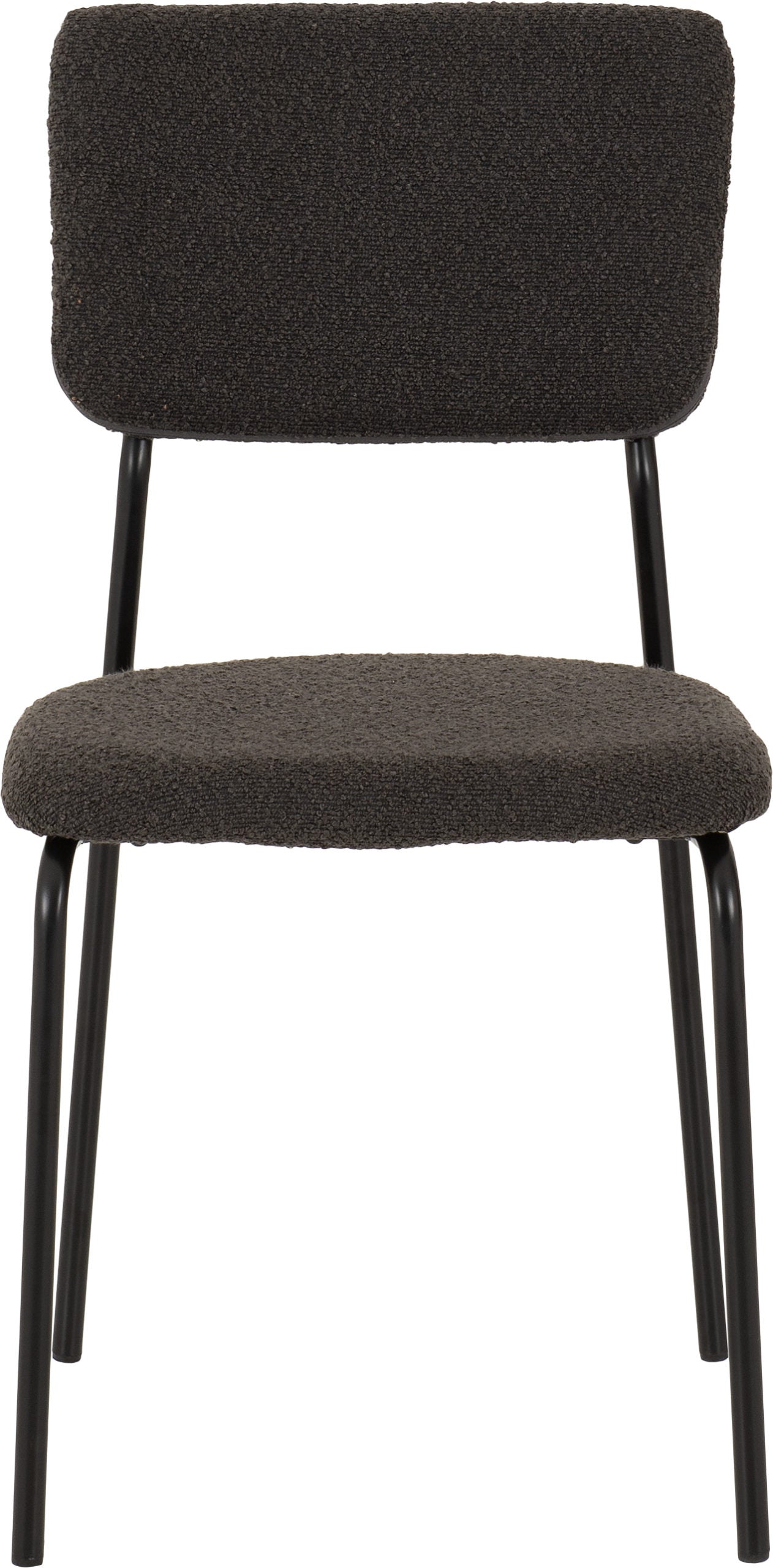 Sheldon Dining Chair (X4 Per Box) - Grey Boucle Fabric