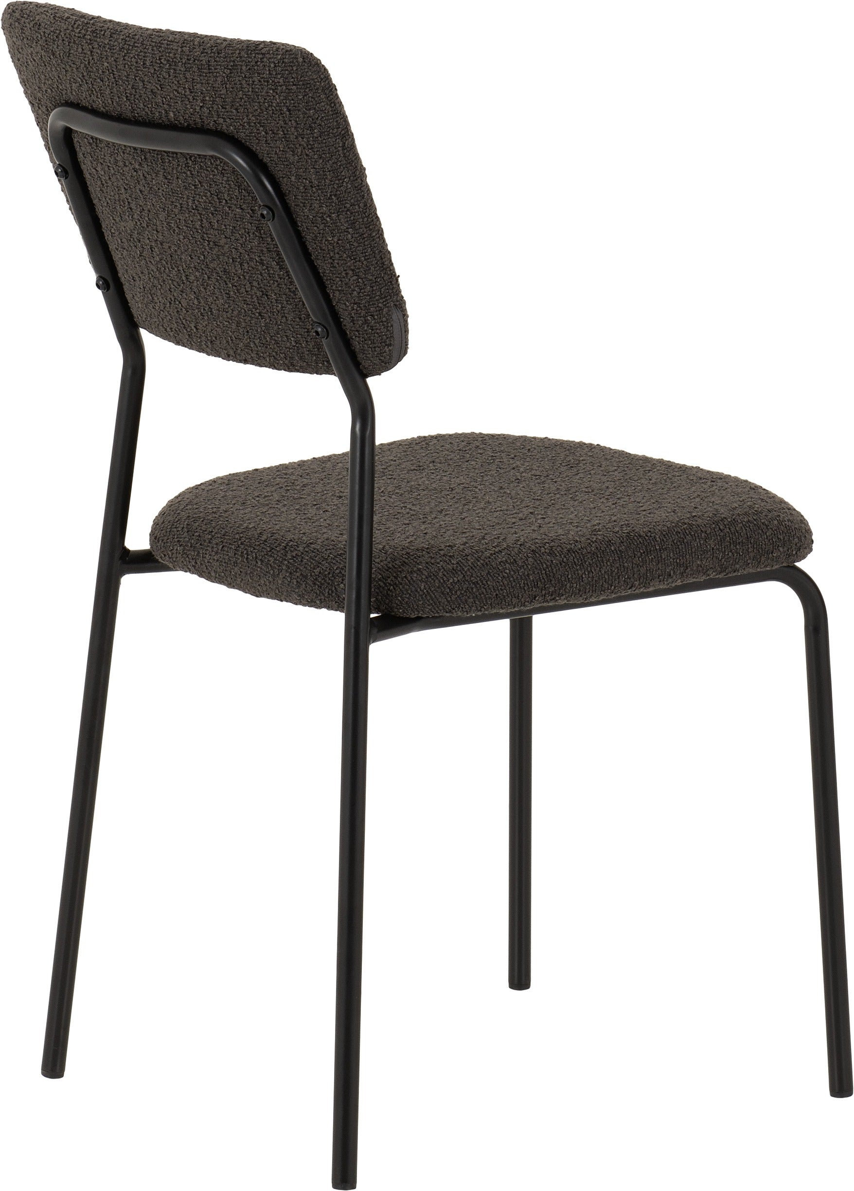 Sheldon Dining Chair (X4 Per Box) - Grey Boucle Fabric