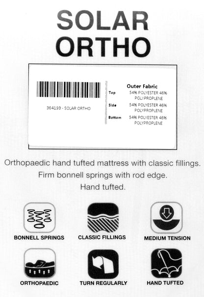 Solar 4'6" Mattress - Ivory