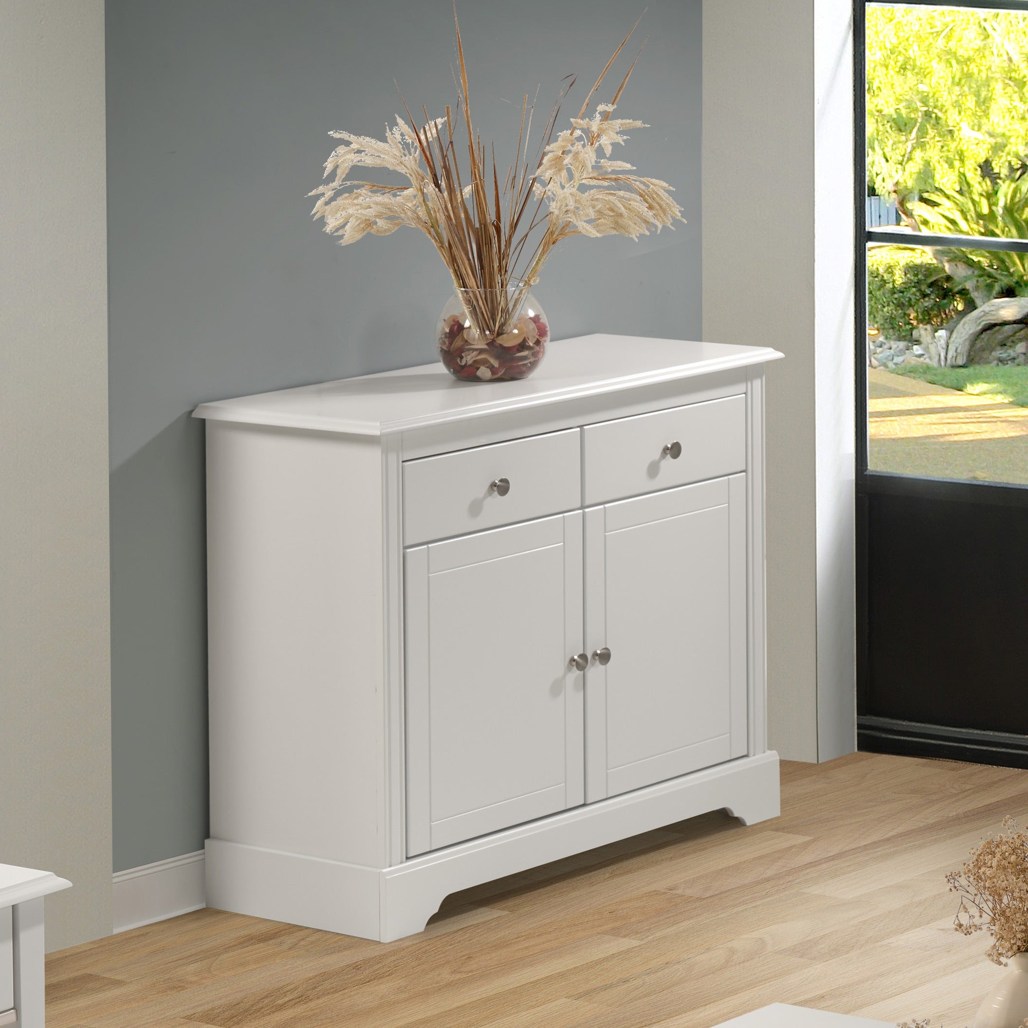 Stratford 2 Door 2 Drawer Sideboard - White