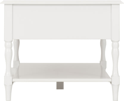 Stratford 2 Drawer Coffee Table - White