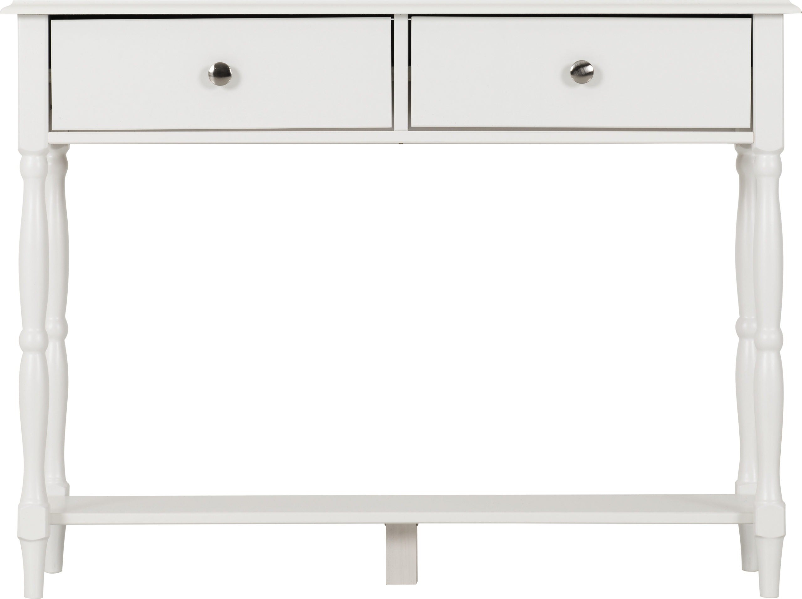 Stratford 2 Drawer Console Table - White