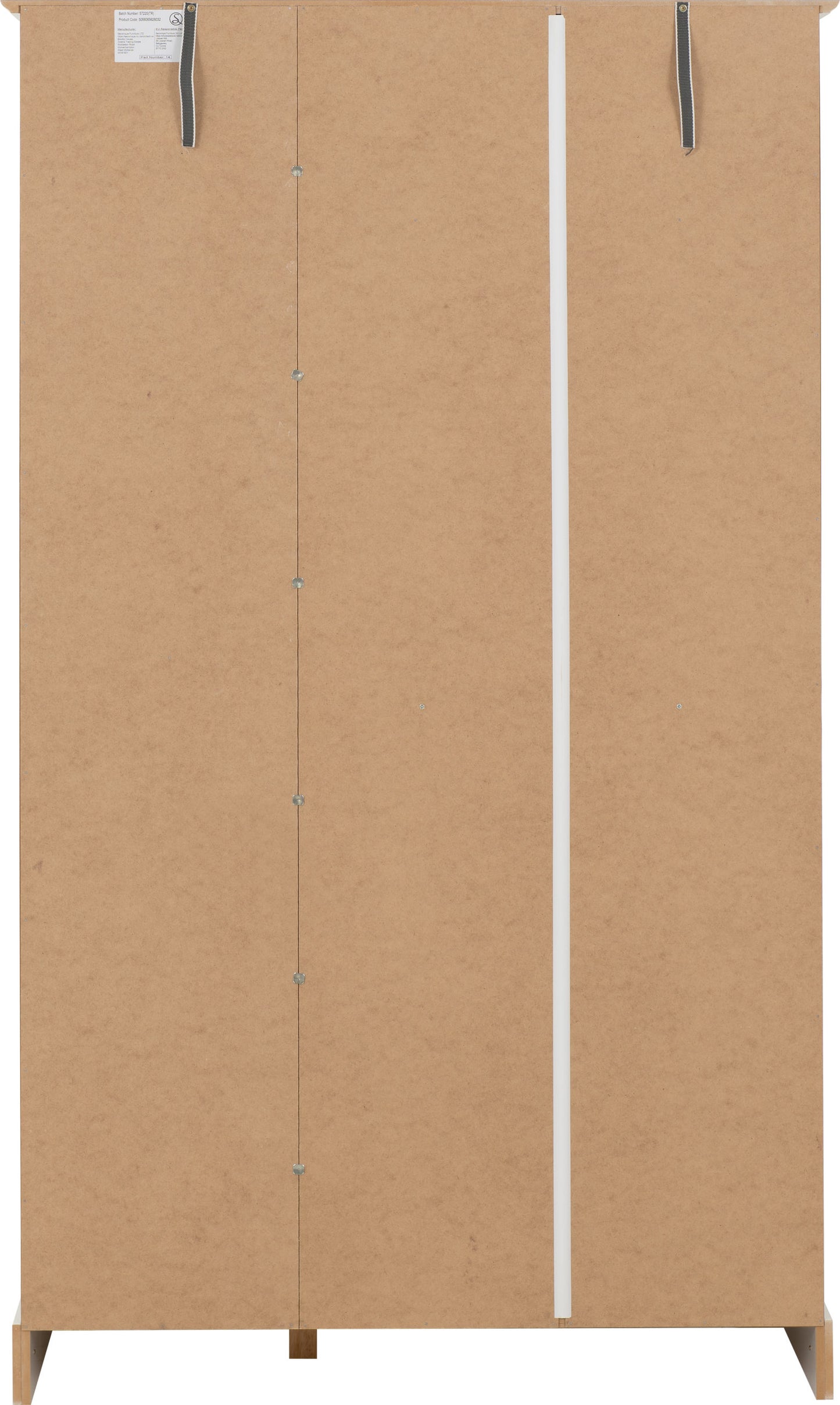 Stratford 3 Door Wardrobe - White