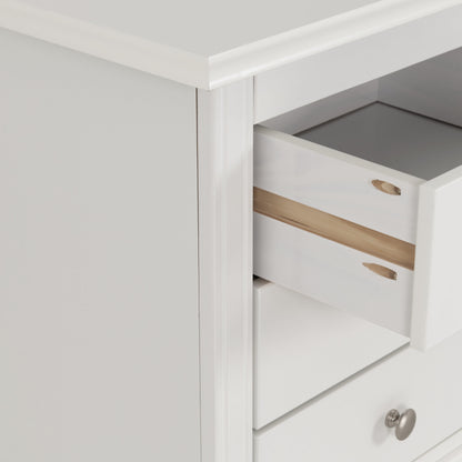 Stratford 3 Drawer Bedside - White