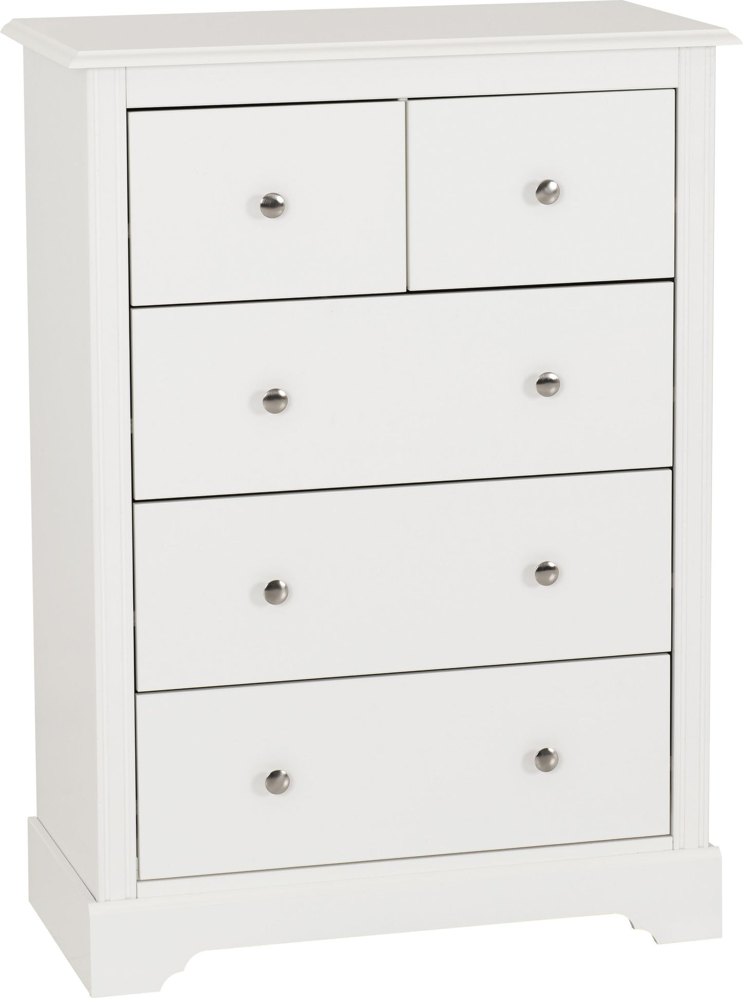 Stratford 3+2 Drawer Chest - White