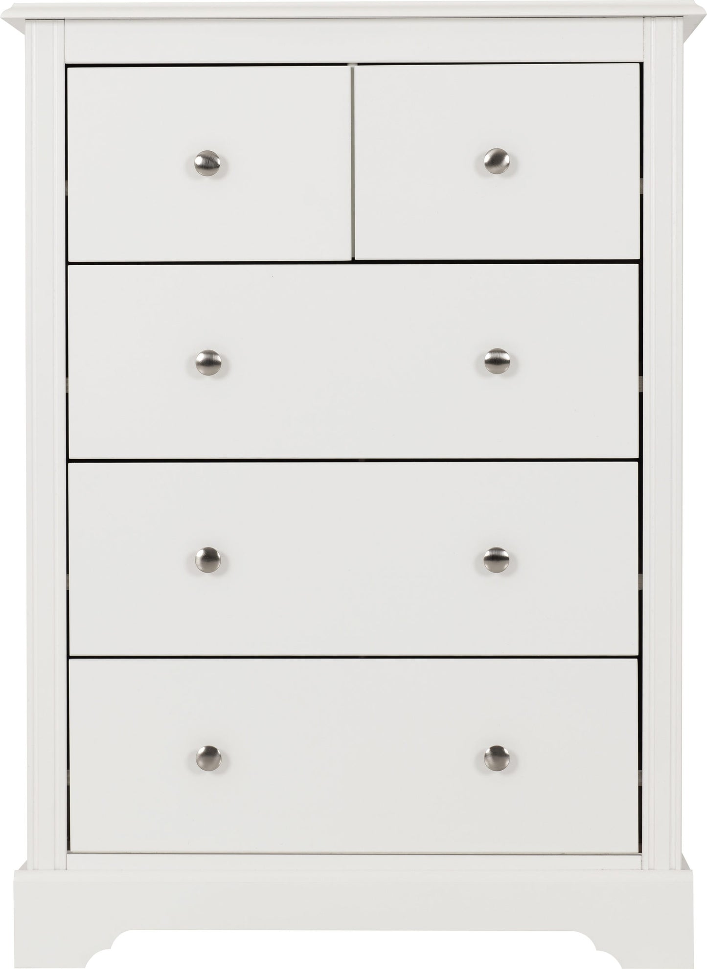 Stratford 3+2 Drawer Chest - White