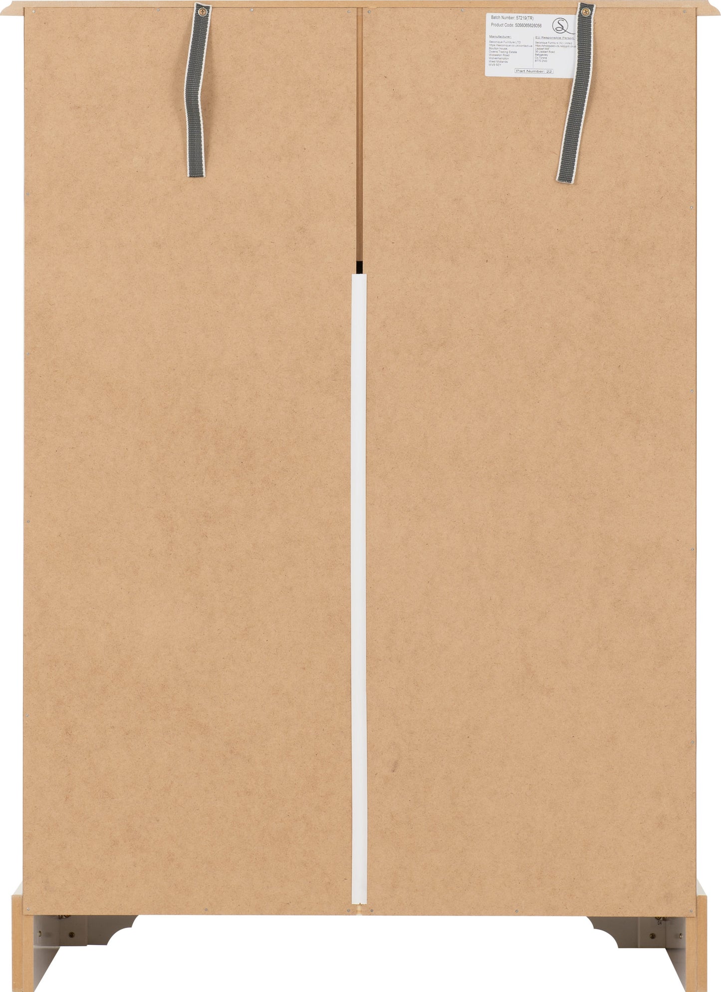 Stratford 3+2 Drawer Chest - White