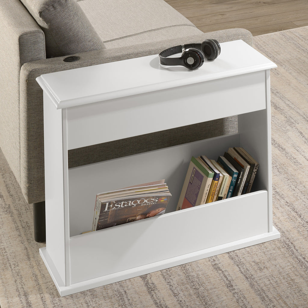 Stratford Sofa End Table - White