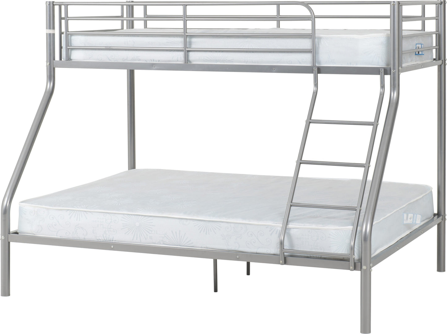 Tandi Triple Sleeper Bunk Bed - Silver