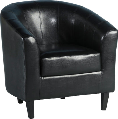 Tempo Tub Chair - Black Pu