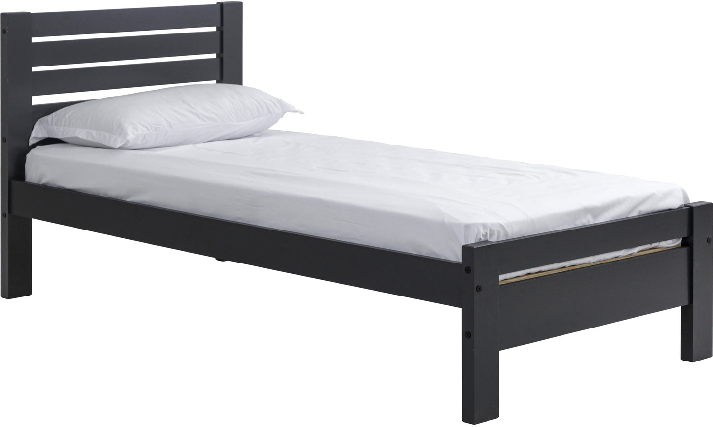 Toledo 3' Bed - Dark Grey