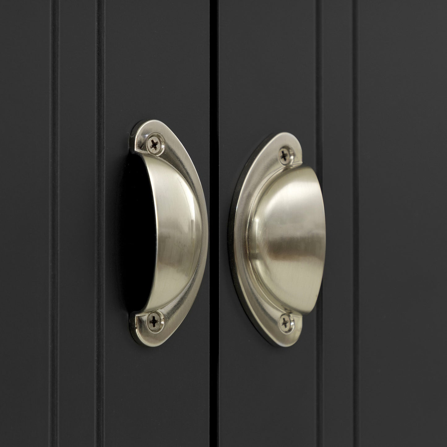 Toledo 3 Door Wardrobe - Grey/Oak Effect