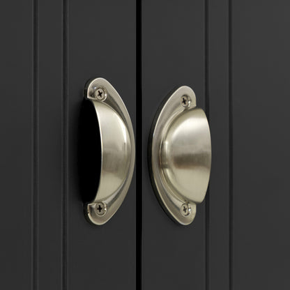 Toledo 3 Door Wardrobe - Grey/Oak Effect