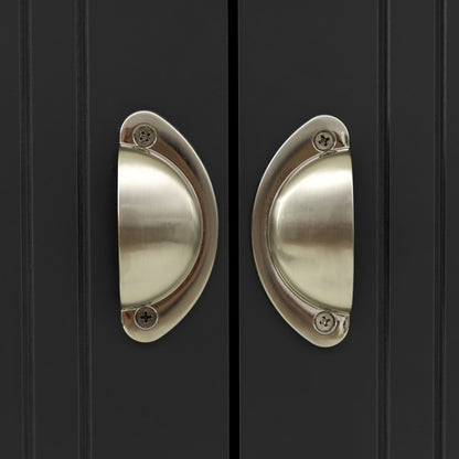Toledo 3 Door Wardrobe - Grey/Oak Effect