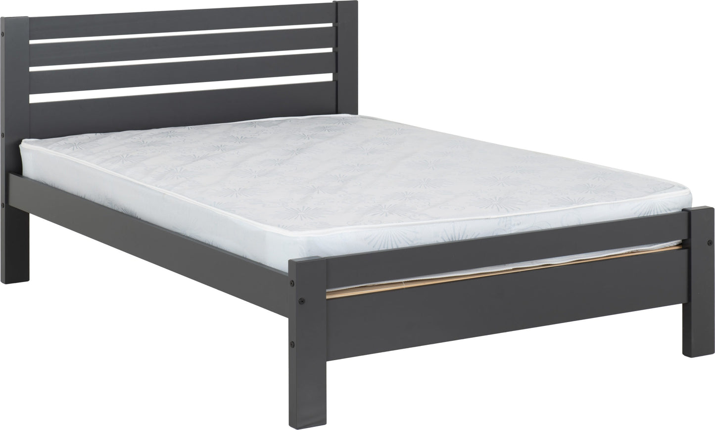 Toledo 5' Bed - Dark Grey