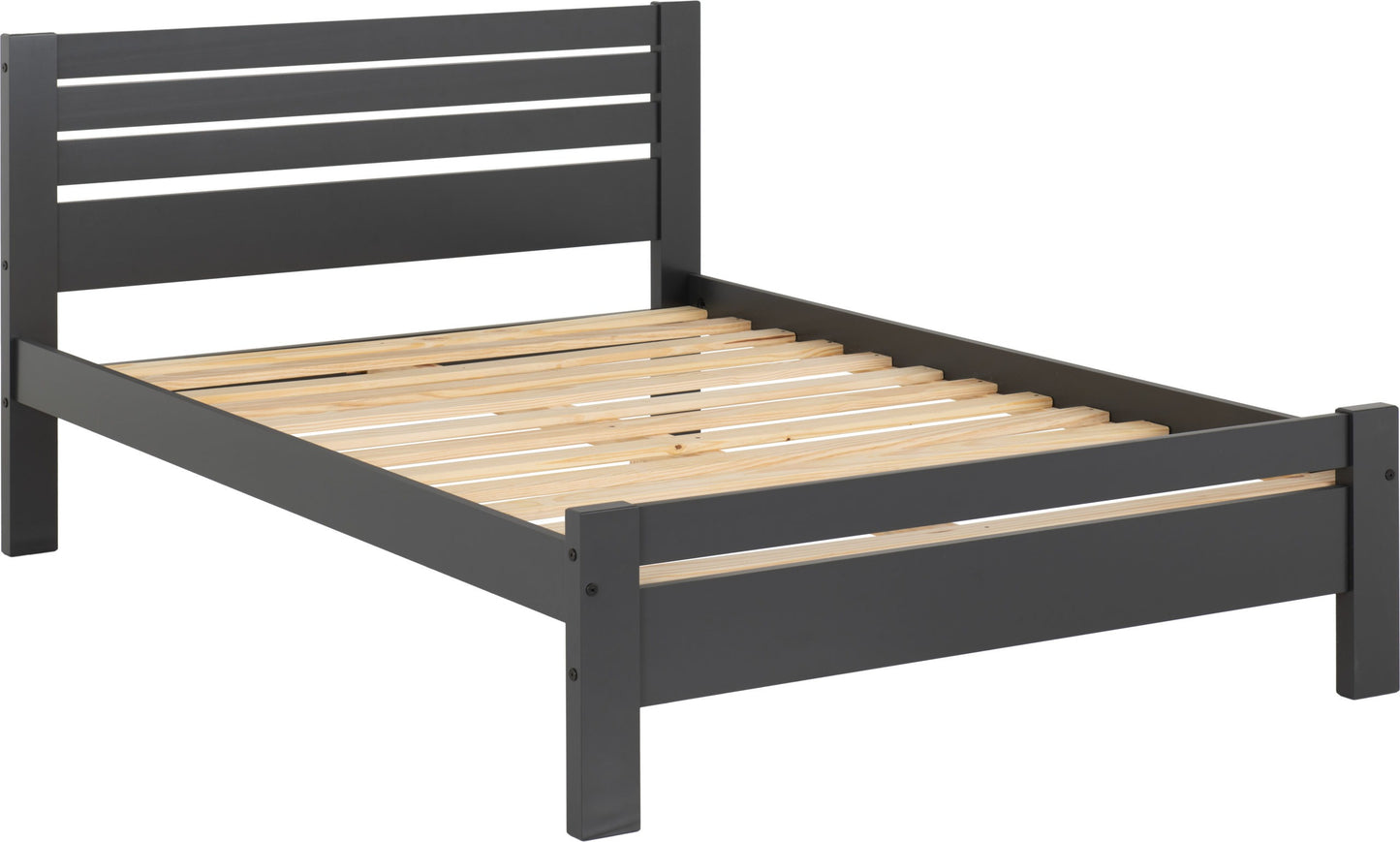 Toledo 5' Bed - Dark Grey