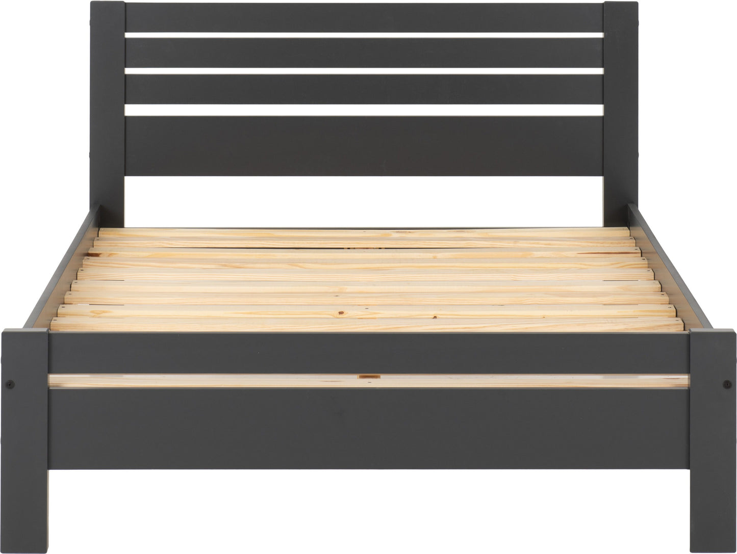 Toledo 5' Bed - Dark Grey
