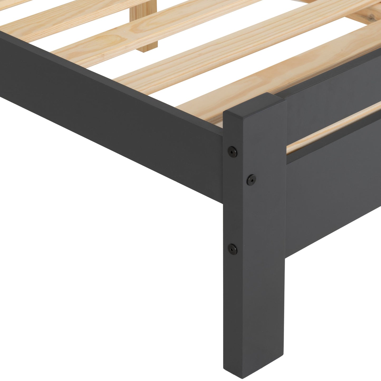 Toledo 5' Bed - Dark Grey