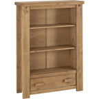 Tortilla 1 Drawer Bookcase - Distressed Waxed Pine