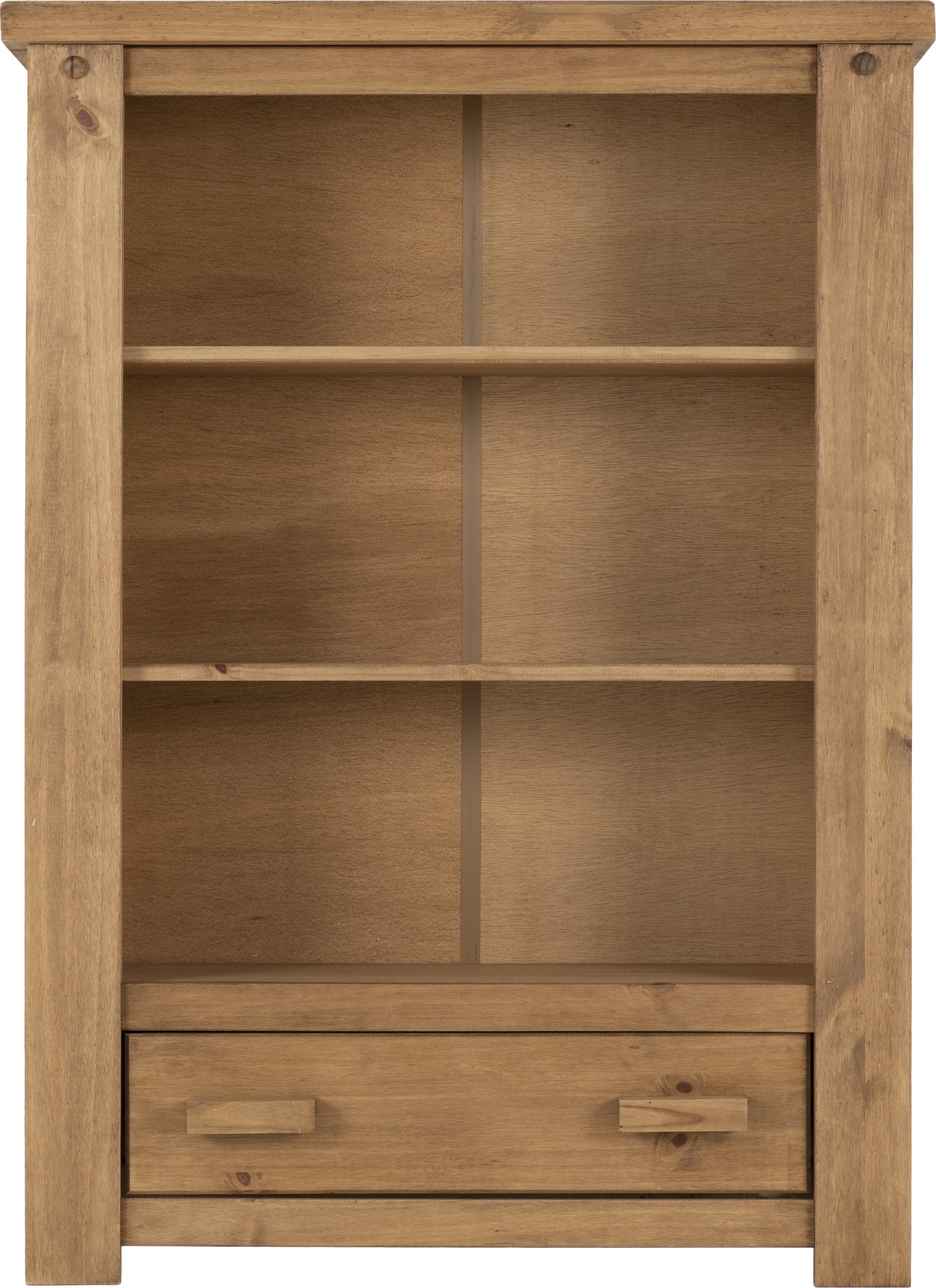 Tortilla 1 Drawer Bookcase - Distressed Waxed Pine