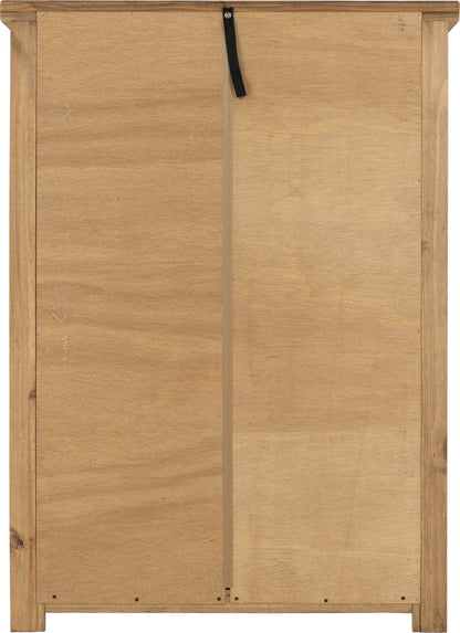 Tortilla 1 Drawer Bookcase - Distressed Waxed Pine
