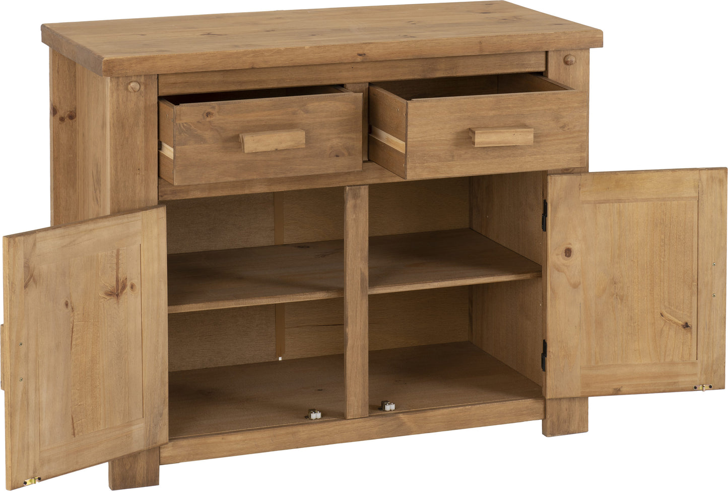 Tortilla 2 Door 2 Drawer Sideboard - Distressed Waxed Pine