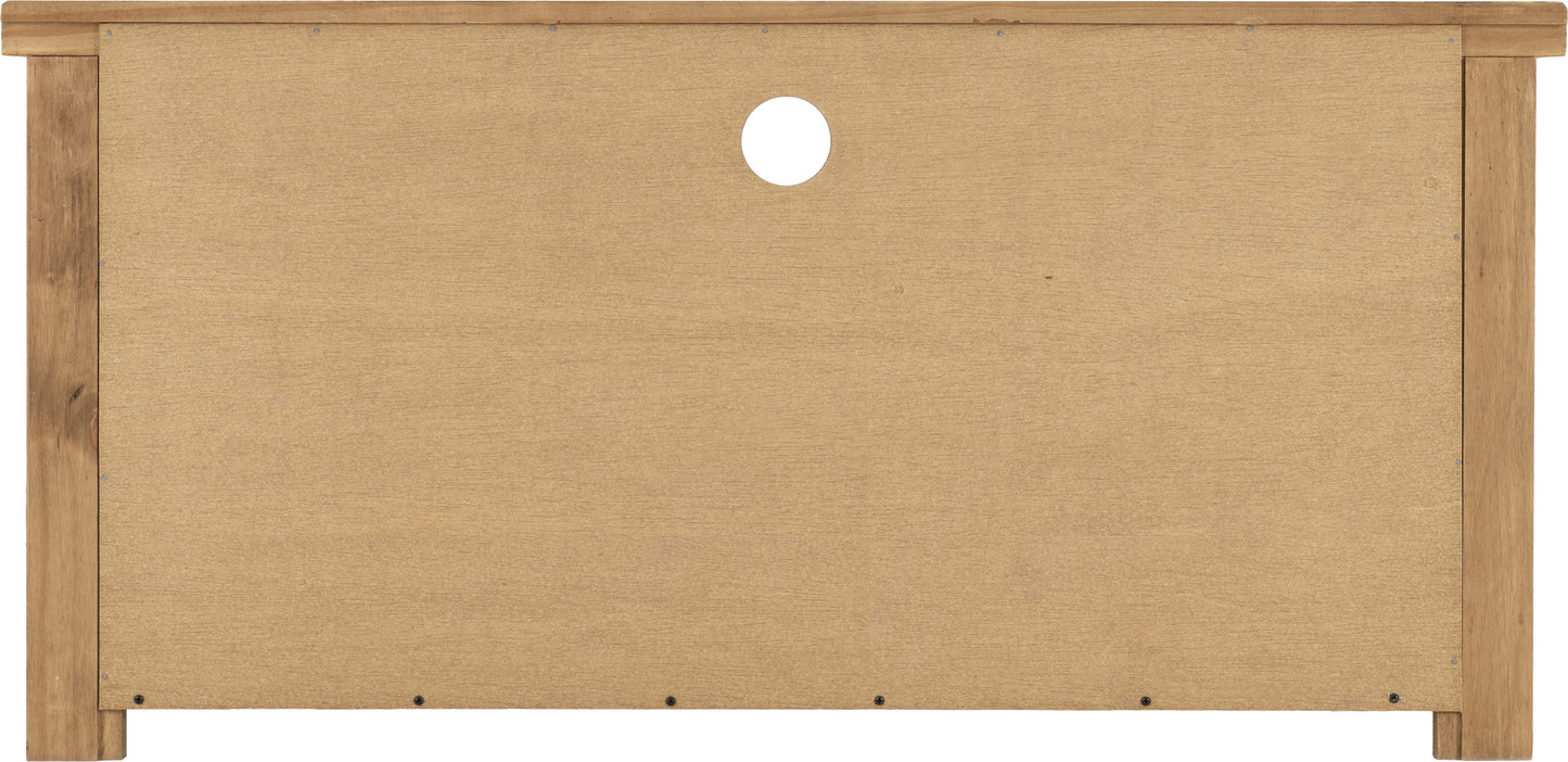 Tortilla Flat Screen Tv Unit - Distressed Waxed Pine