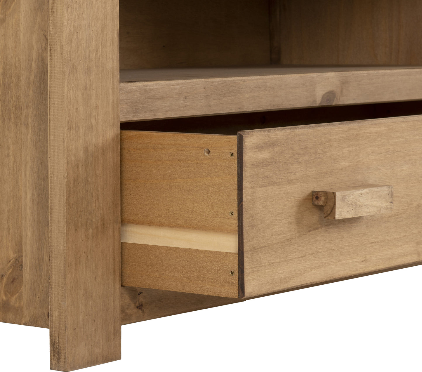 Tortilla Flat Screen Tv Unit - Distressed Waxed Pine