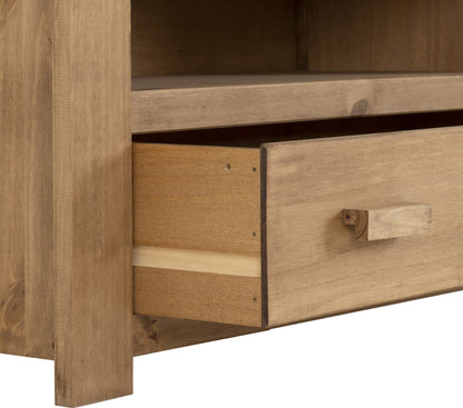 Tortilla Flat Screen Tv Unit - Distressed Waxed Pine