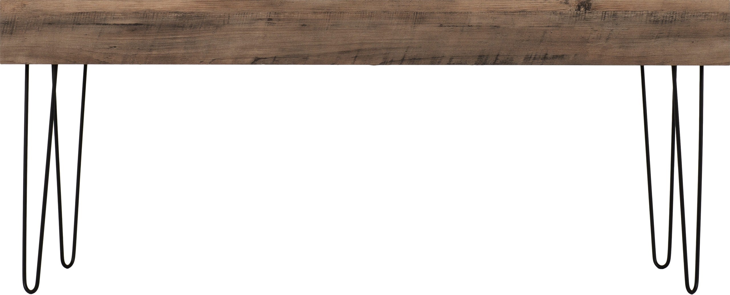 Troy Coffee Table - Medium Oak Effect/Black