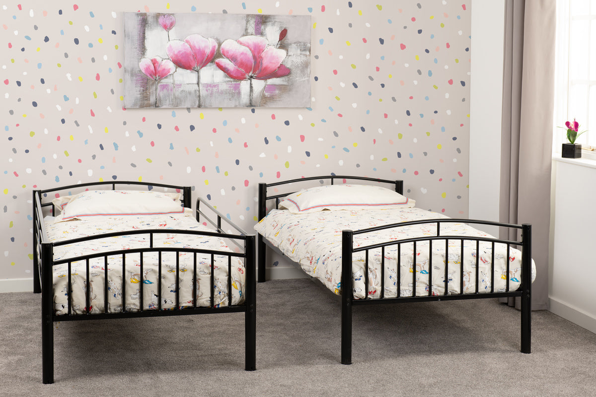 Ventura 3' Bunk Bed - Black
