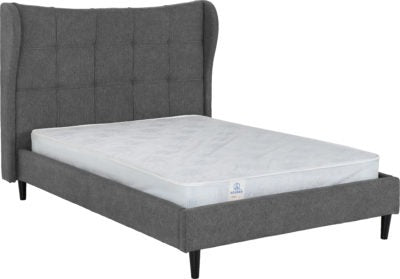 Verona 5' Bed - Grey Fabric