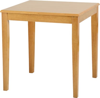 Vienna Dining Set (X2 Chairs) - Medium Oak/Brown Pu