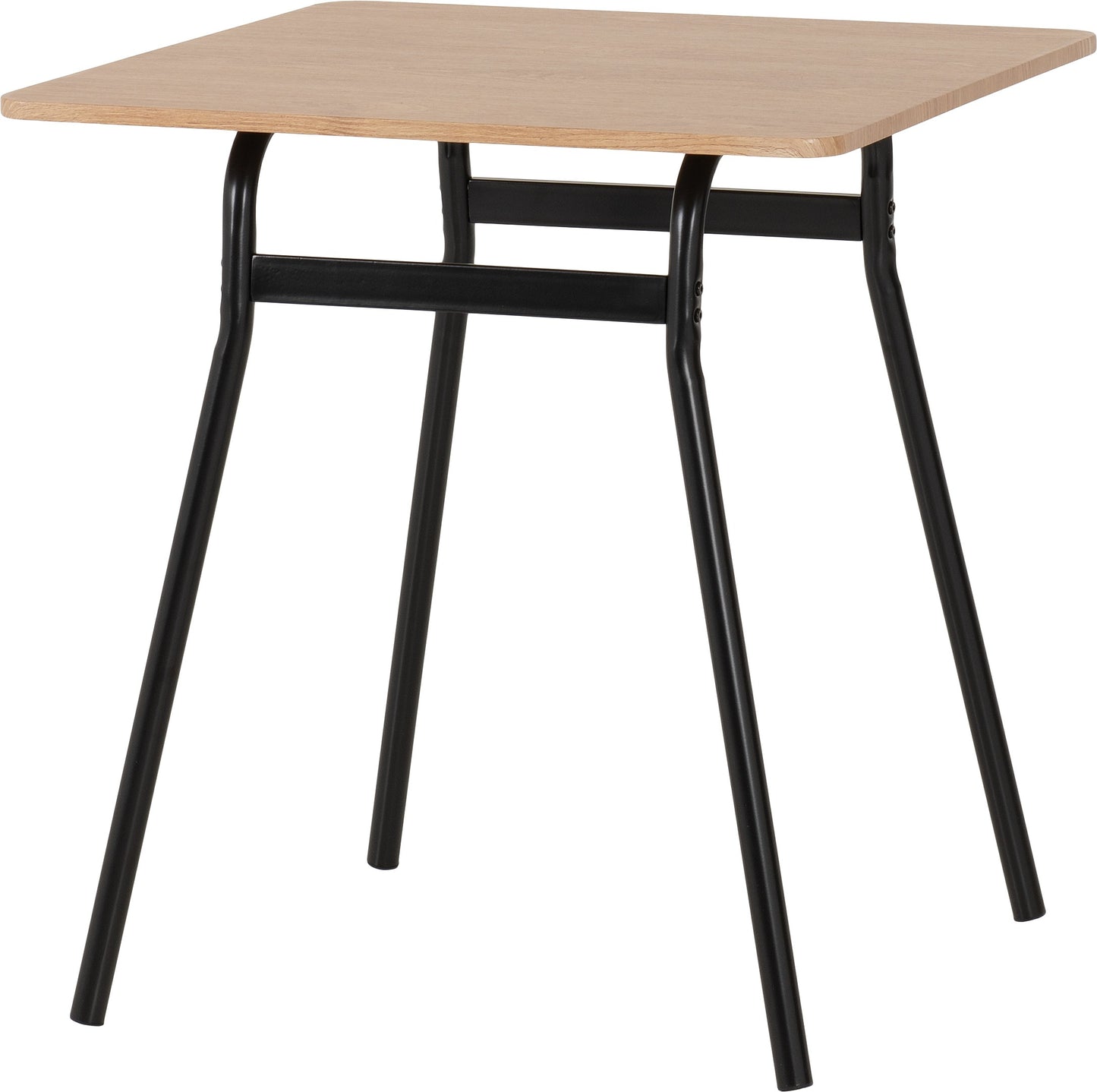 Warren 1+2 Dining Set - Russet Oak Effect/Black