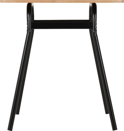 Warren 1+2 Dining Set - Russet Oak Effect/Black