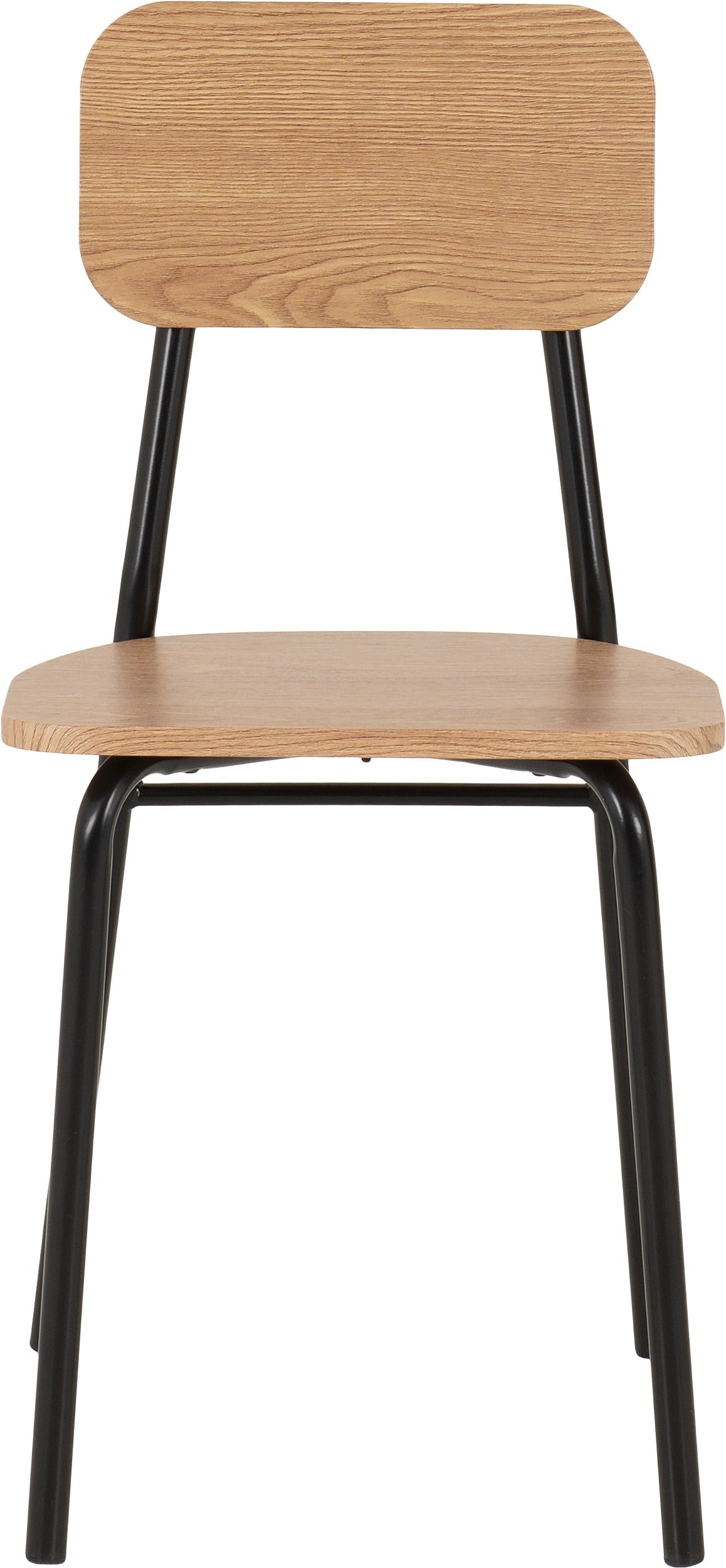 Warren 1+2 Dining Set - Russet Oak Effect/Black