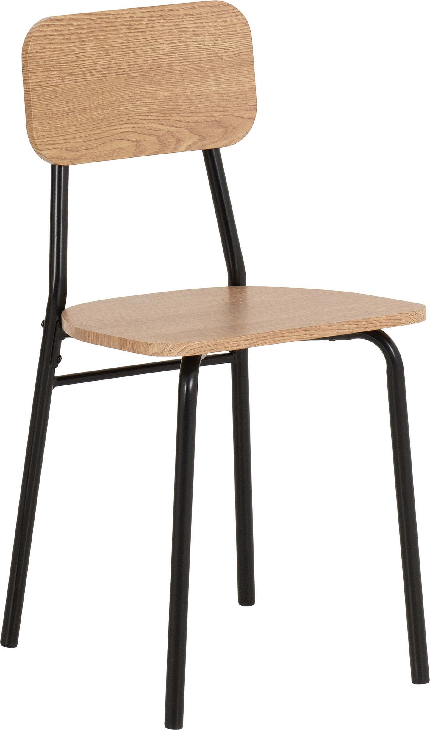 Warren 1+4 Dining Set - Russet Oak Effect/Black