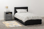 Waverley 3' Storage Bed - Black Pu