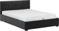 Waverley 4'6" Storage Bed - Black Pu