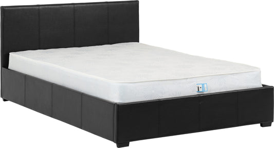 Waverley 5' Storage Bed - Black Pu